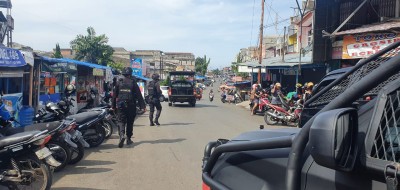 Brimob Polda Bengkulu Lakukan Patroli Sosialisasi Prokes Covid-19 Hingga Tegur Pelanggar