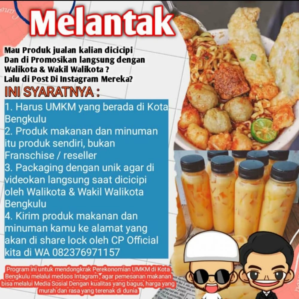 Dongkrak UMKM Kota Bengkulu Walikota Beri Solusi Jitu