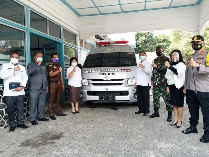 Bupati Karo Launching Mobile PCR Hasil Swab Keluar Dalam Waktu 3 Jam