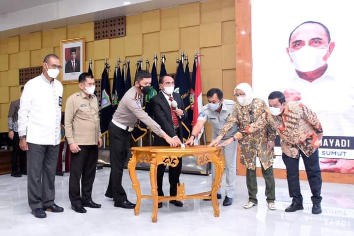 Pemprov Luncurkan E-Mobile Samsat Sumut Bermartabat