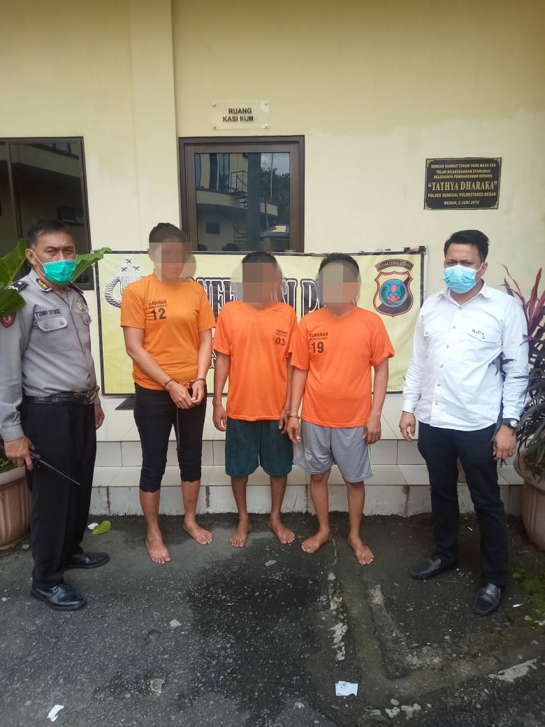 Polsek Sunggal Ringkus Pengedar Narkoba Satu Orang Wanita 