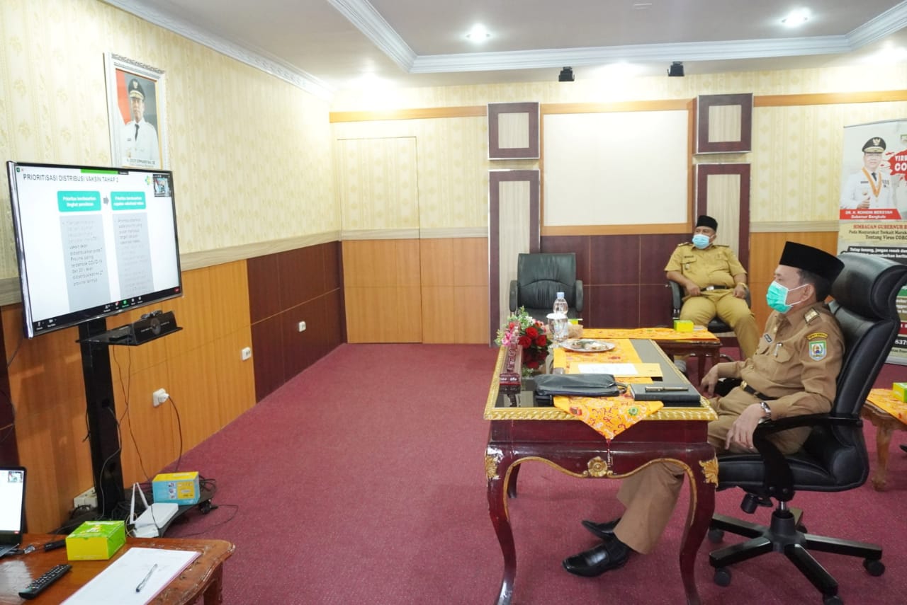 Vaksinasi Covid-19 Provinsi Bengkulu Capai 59,59%