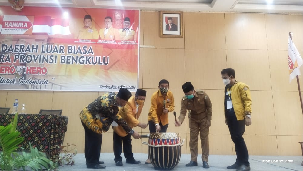 Musdalub Hanura Usin Terpilih Secara Aklamasi