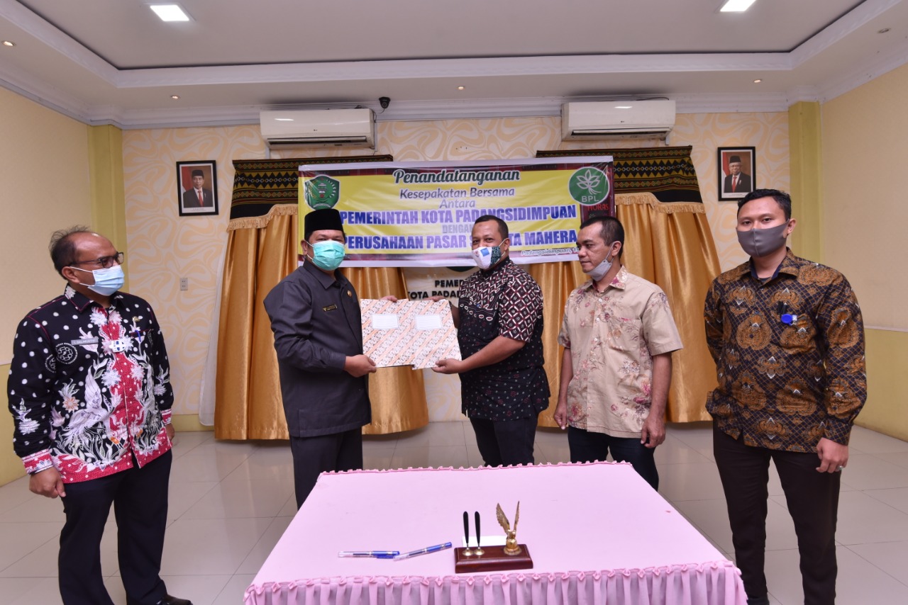 Terkait Pembangunan dan Pengelolaan Pasar Mahera Pemkot Padangsidimpuan Jalin Kesepakatan
