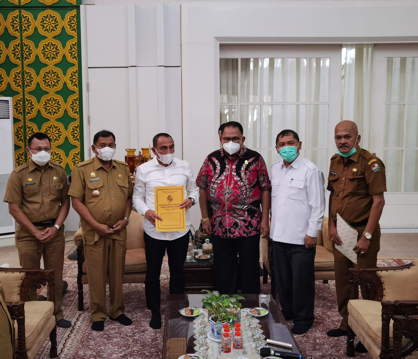 Gubsu Setujui Akses Jalan Desa Barus Jahe-Rumah Liang dilanjutkan