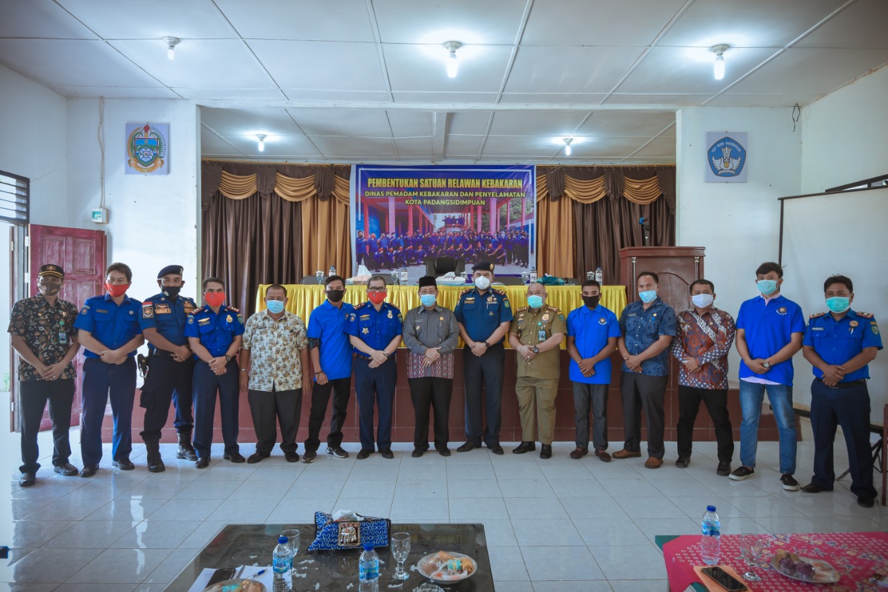 Wakil Walikota Padangsidimpuan Buka Pembentukan Satuan Relawan Kebakaran