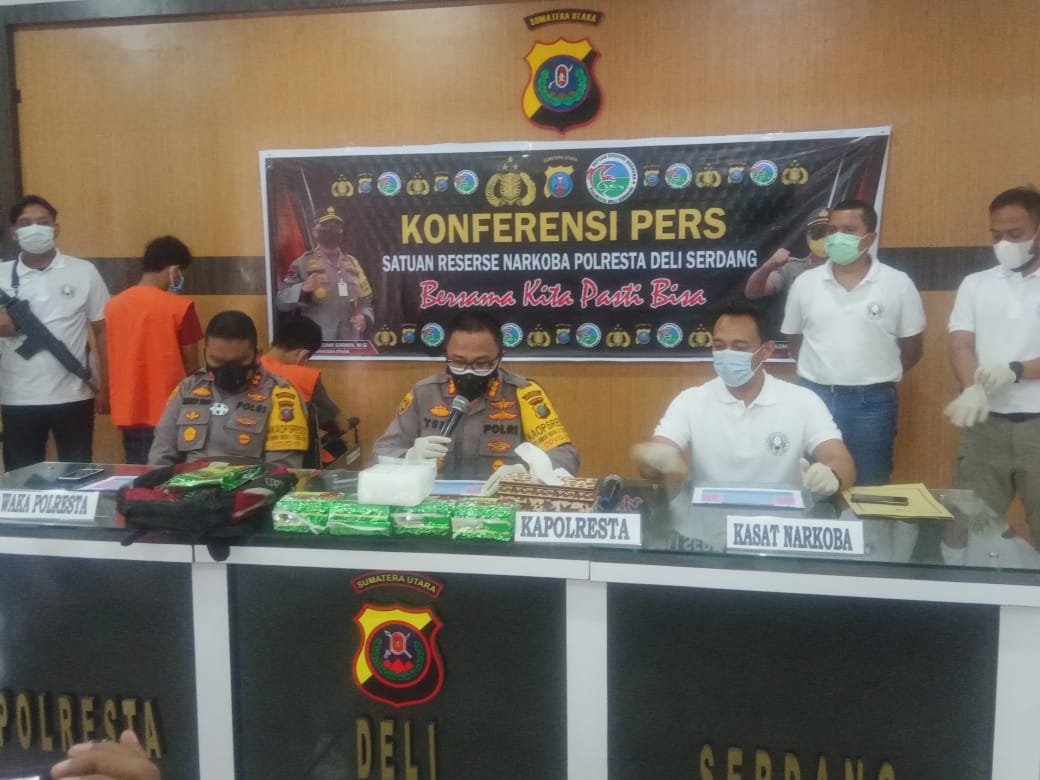 Polres Deli Serdang Berhasil Gagalkan Transaksi Shabu 5 Kg Senilai 4 Milyar