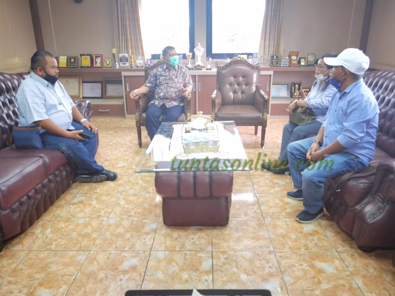 Bawaslu Karo Sampaikan Keluh Kesahnya kepada Bupati