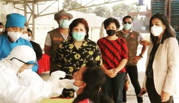 Lakukan Swab Antigen Gratis Bagi Masyarakat Wakil Bupati Karo Apresiasi Direktur PT JBE