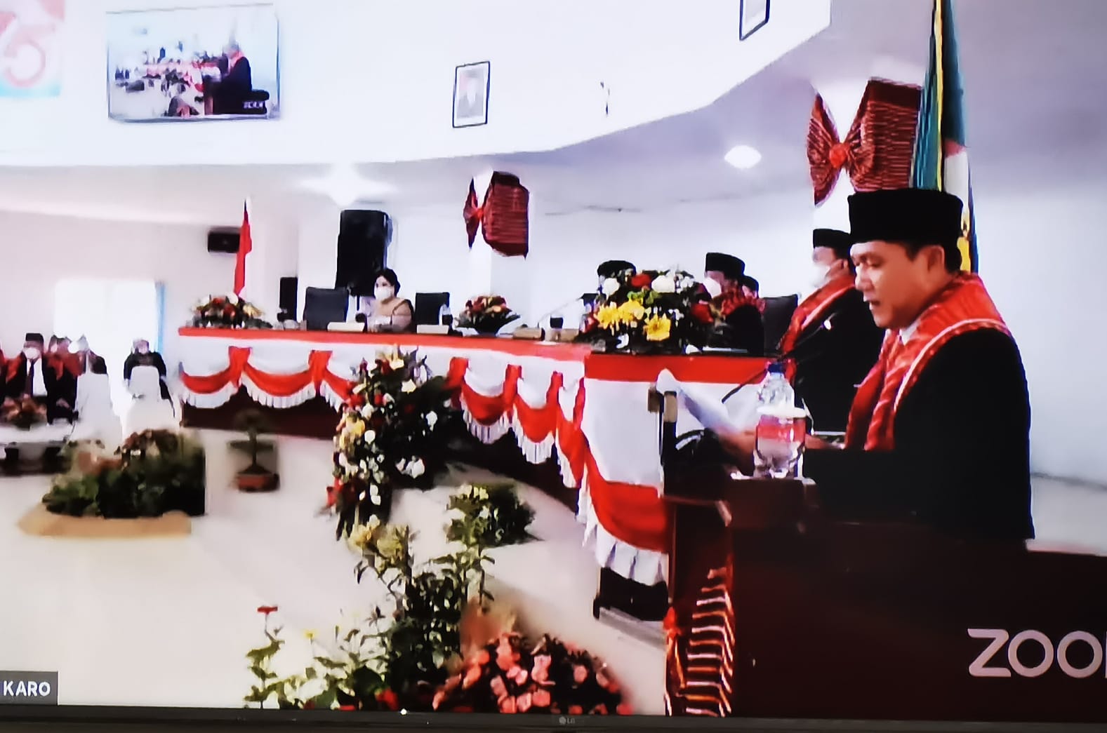 Paripurna Istimewa Bupati Karo Sampaikan Terima Kasih Kepada DPRD