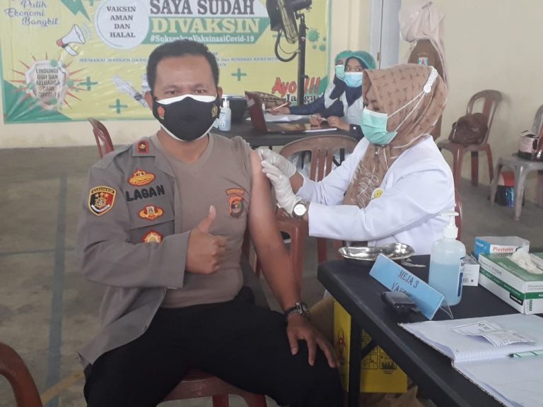 Polres Way Kanan Gelar Vaksinasi Covid-19 Dosis ke-2 