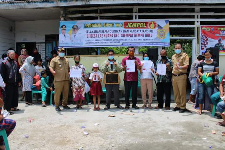 Peningkatan Pelayanan Adminduk Giliran Desa Lae Nuaha Nikmati Program Jempol