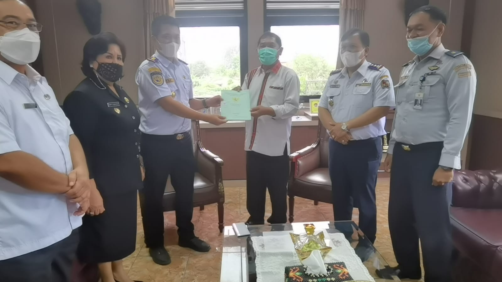 BPTD Wilayah II Sumut Serahkan Dokumen BAST ke Pemkab Karo