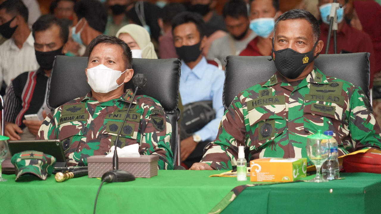 Danrem Ikuti Acara Pengarahan Kasad Kepada Orang Tua/Wali CATA PK