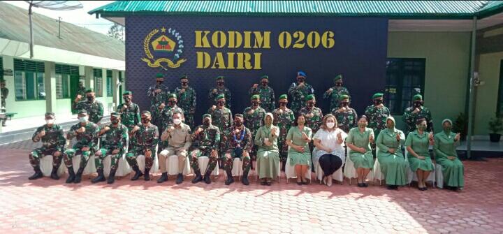 Pangdam I/BB Ke Tanah Pakpak Disambut Wakil Bupati Dairi 