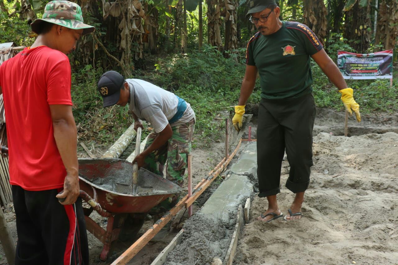 Kepala Desa Alue Limeng Dukung Kinerja Satgas TMMD Kodim 0111 Bireuen