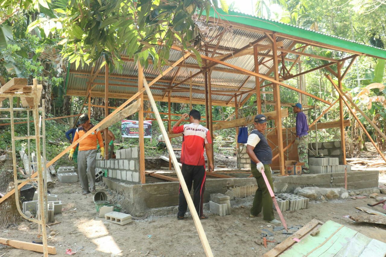 Satgas TMMD ke-110 Kebut Pengerjaan Fisik
