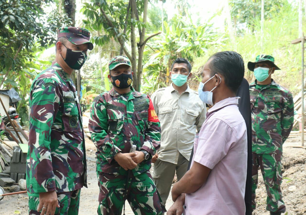 Danrem 011/Lilawangsa Tinjau Lokasi TMMD Ke-110 Kodim 0111/Bireuen