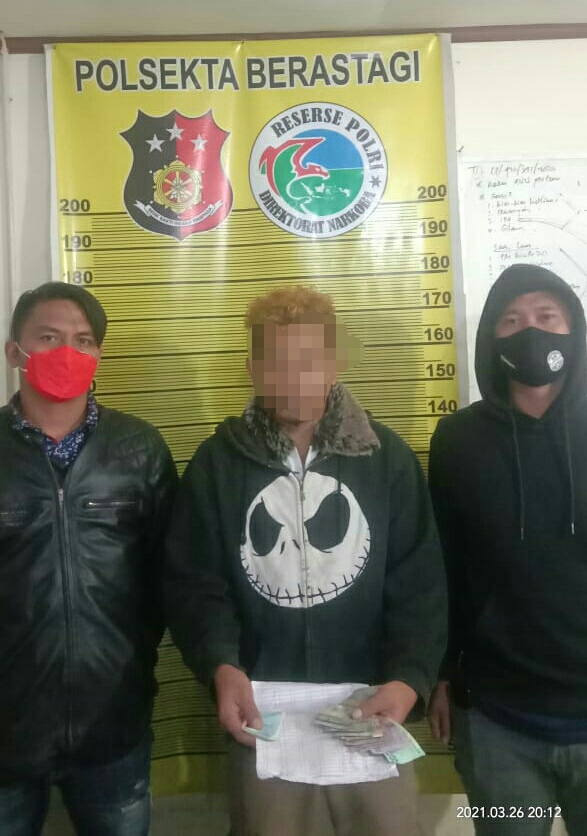 Polsekta Berastagi Tangkap Juru Tulis Tolam 