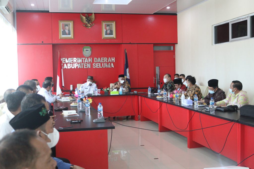 Pemkab Seluma Bersama Rektor IAIN Bengkulu Menggelar Rapat