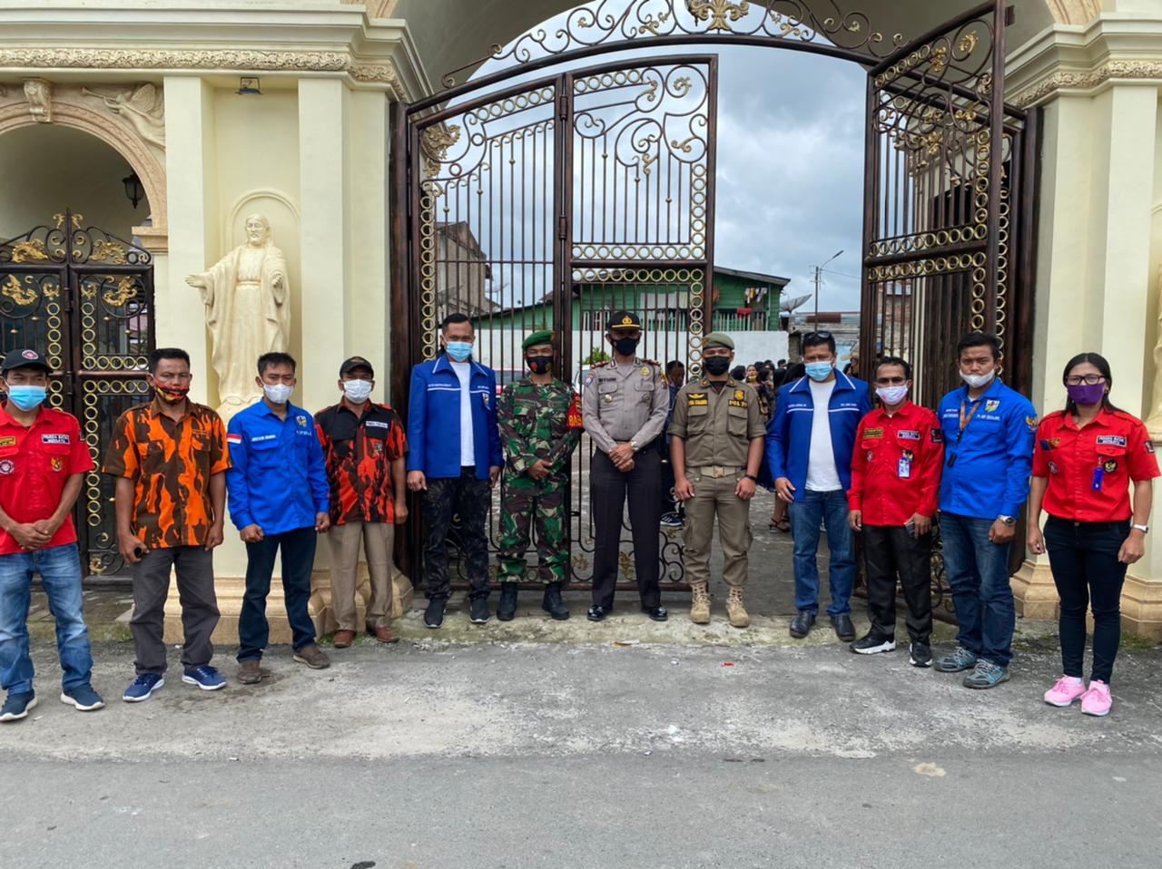 Jaga Suasana Kondusif di Dairi PK KNPI Sidikalang Ambil Bagian