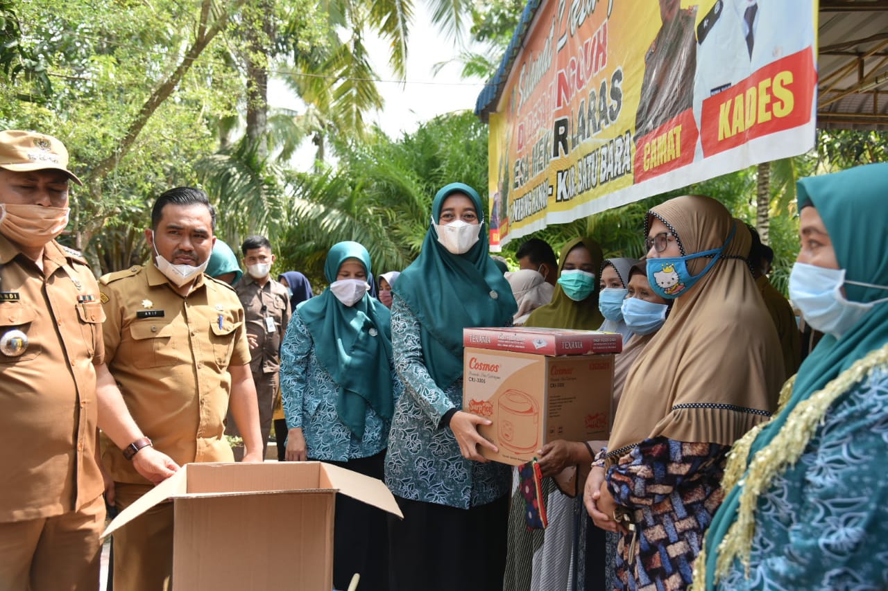 Ketua TP PKK Batu Bara Salurkan Bantuan Kepada Pengrajin UMKM