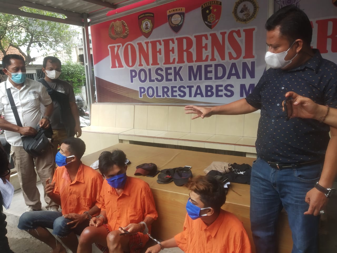 Tidak Butuh Waktu Lama Polsek Medan Area Tangkap Pelaku Curanmor