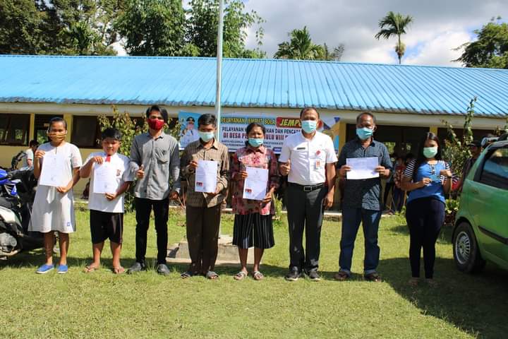 Desa Pegagan Julu VIII Dapat Pelayanan Jempol