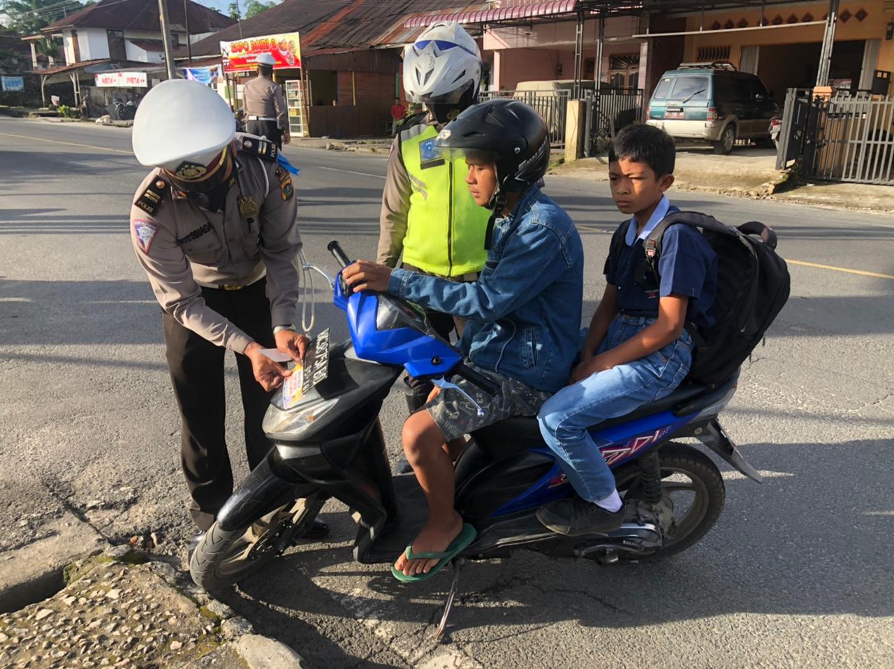 Operasi Keselamatan Toba 2021 Polres Dairi Himbau Kesadaran Berlalulintas