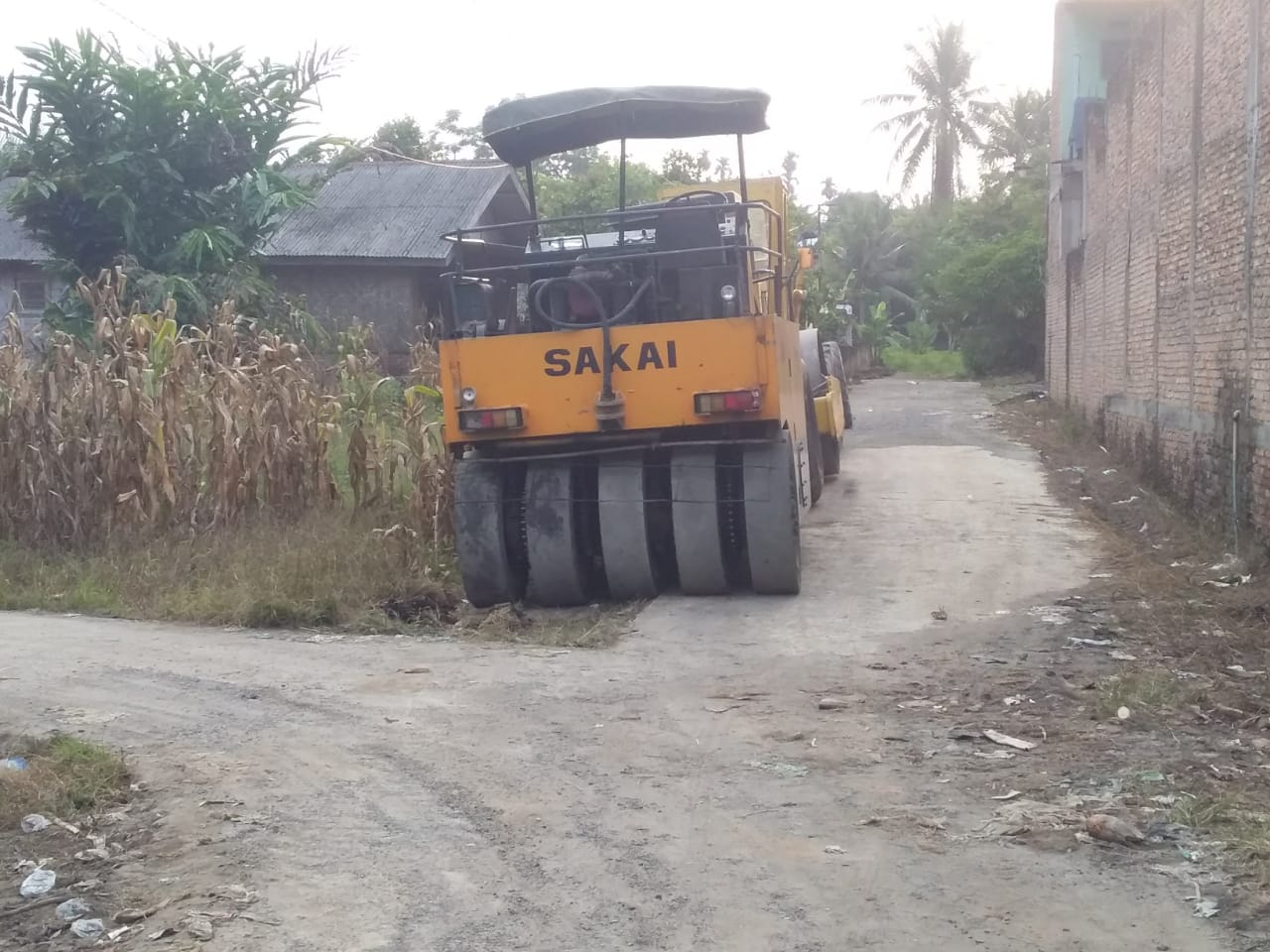 Tidak Tertera Papan Informasi Pengerjaan Aspal Desa Sumbul Jadi Sorotan