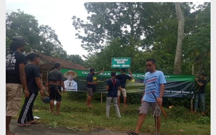 Tim Pemenangan Calon Kakam Umpu Bakti Mulai Pasang APK