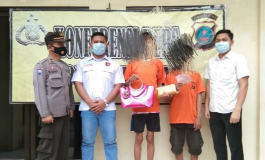 Tekab Polsek Sunggal Medan Berhasil Mengamankan Dua Penjambret
