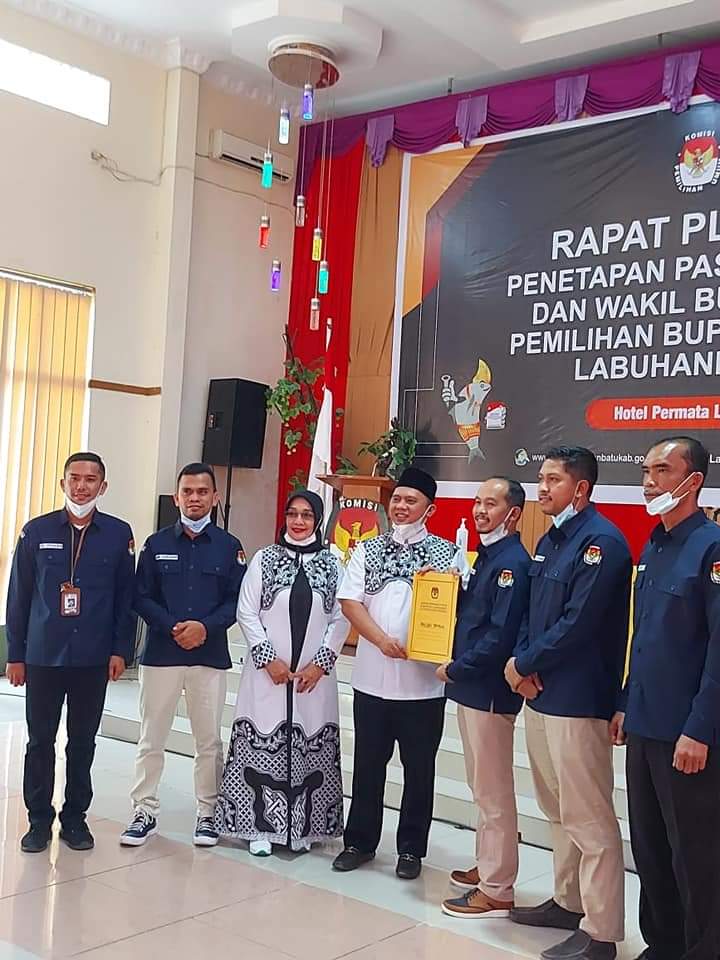 KPU Tetapkan ERA Sebagai Pemenang PSU Labuhanbatu