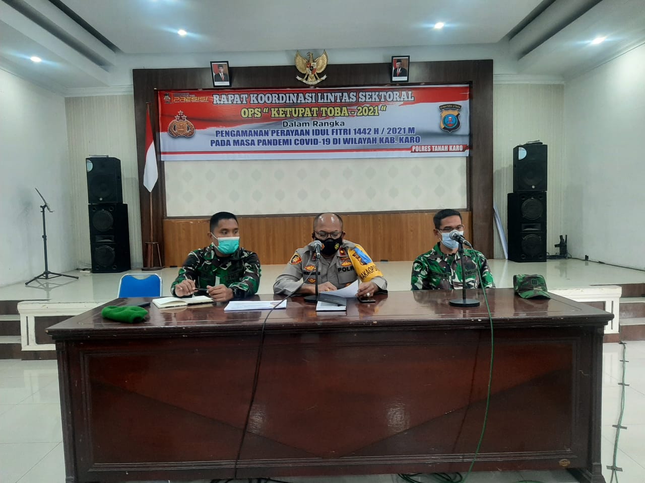 Rakor Lintas Sektoral Ini Penekanan Wakapolres Dan Kasatlantas Polres Tanah Karo