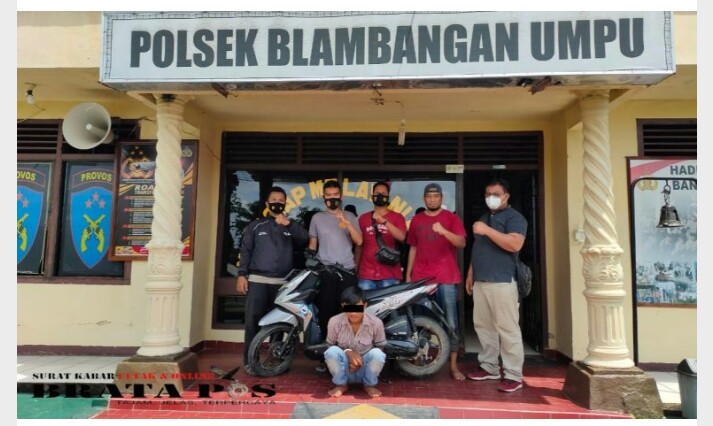 Polsek Blambangan dan Lubuk Batang Ciduk Pelaku Curanmor 