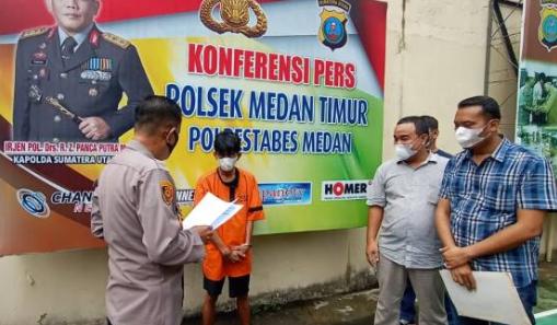 Pencuri Barang Milik Pasien Isolasi RSU Pirngadi Berhasil Diringkus