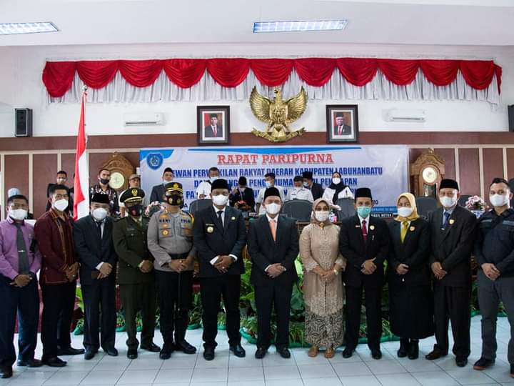 Pj Bupati Labuhanbatu Hadiri Rapat Paripurna