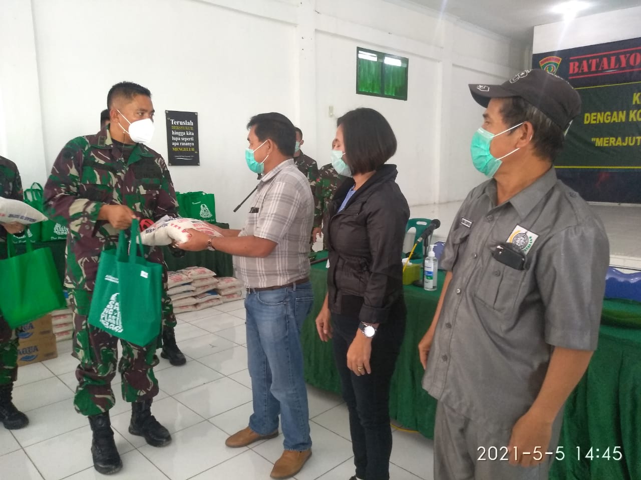 Batalyon Infanteri 125/SMB Gelar Komsos  Bersama Media