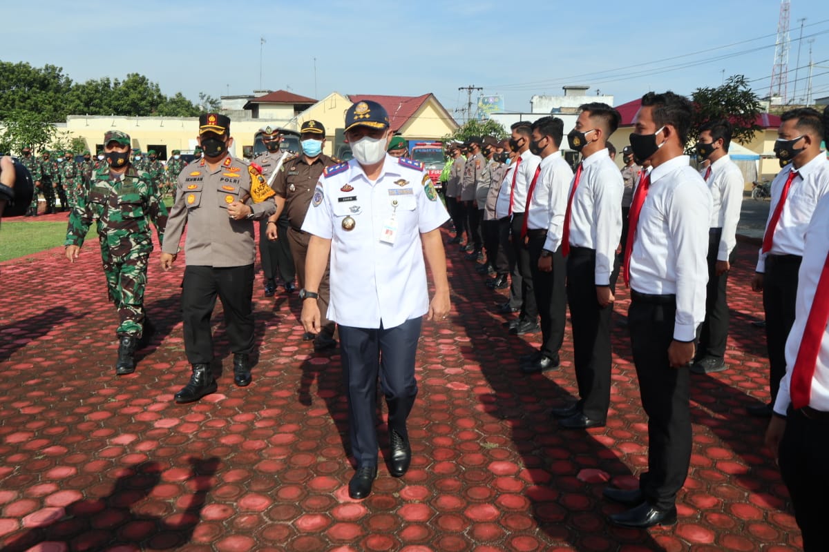 Polres dan Pemkab Batu Bara Terus Himbau Masyarakat Tidak Lakukan Mudik