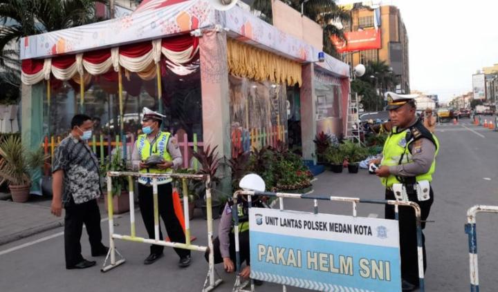 Berikan Rasa Aman Dan Nyaman Polsek Medan Kota Dirikan Pospam