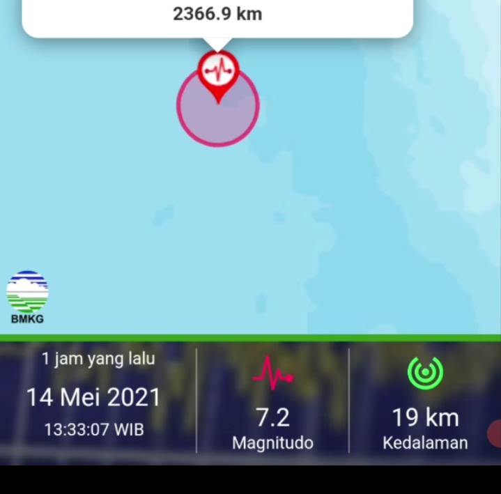 Tidak Berpotensi Tsunami Gempa 7,2 Magnitudo Guncang Pulau Nias