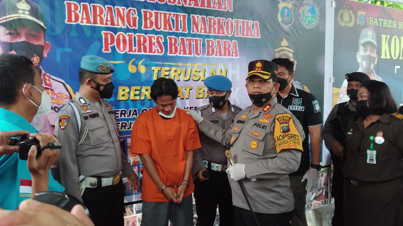 Polres Batu Bara Amankan Satu Kilogram Sabu di Tangan Kurir Tanjung Balai