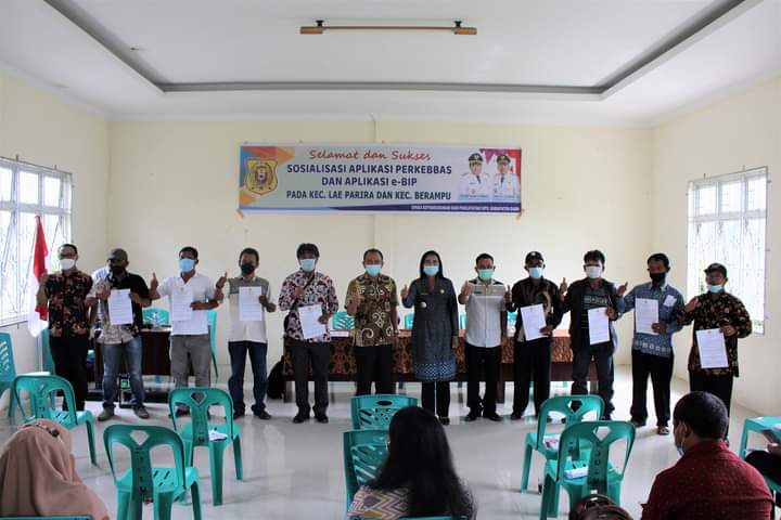 Sosialisasi Perkebbas dan E-BIP Disdukcapil Dairi Sambangi Kecamatan Lae Parira serta Berampu