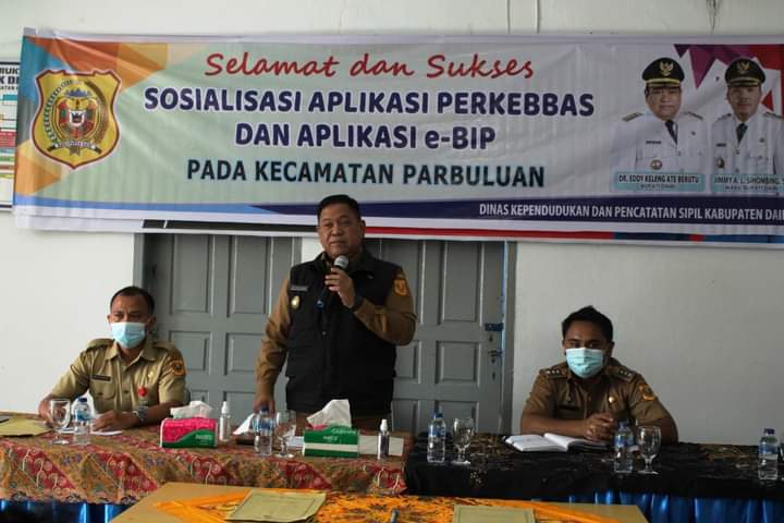 Bupati Dairi Canangkan Penggunaan Aplikasi Perkebbas dan E-Bip di Parbuluan 