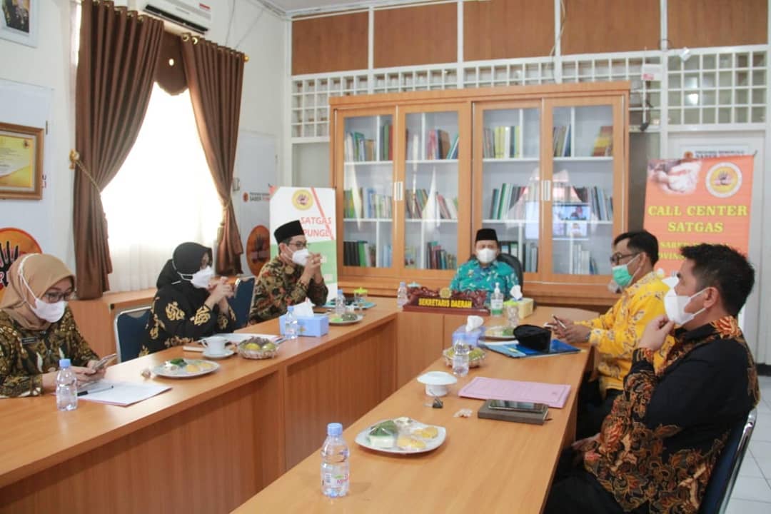 Rakor Secara Virtual KPK dan Pemprov Bengkulu Bahas Penertiban Aset