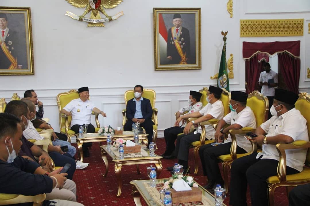 Gubernur Rohidin Audiensi Bersama Ketua DPRD Lubuklinggau