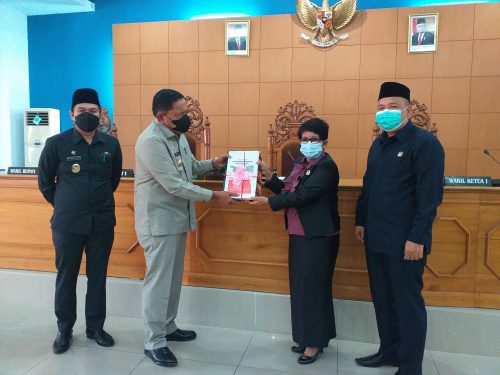 Rapat Paripurna DPRD BU Nota Pengantar Ranwal RPJMD 2021-2026 Disampaikan