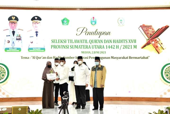 Gubernur Tutup STQH XVII Tingkat Sumatera Utara