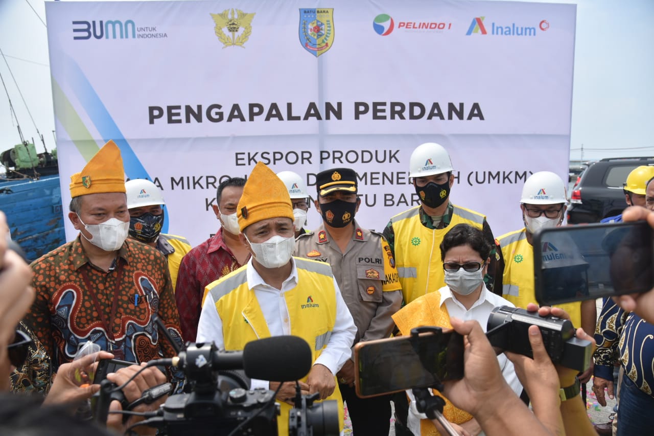 Pemkab Batu Bara Lakukan Pengapalan Perdana Ekspor Produk UMKM