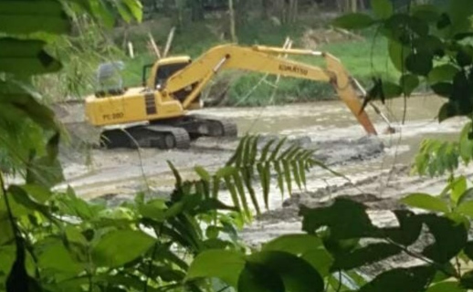 Galian C Diduga Ilegal Terus Beroperasi di Namorambe